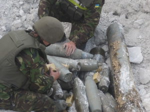 На Донбассе военные саперы «расчистили» 480 га минных полей