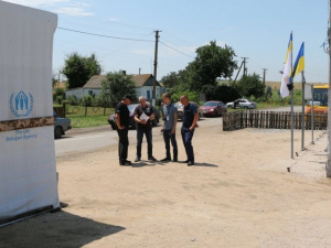 В контрольном пункте под Мариуполем установят новый модуль для оказания помощи гражданам (ФОТО)