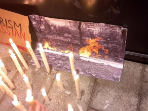У Гданську пройшла акція пам'яті загиблих маріупольців та захисників міста