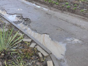 Ездят по клумбам и тротуарам: мариупольские водители игнорируют ПДД