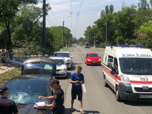 На Левобережье Мариуполя иномарка сбила пешехода (ФОТО)