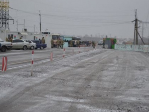 Рядом с контрольным постом 
