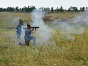 Спецподразделения полиции под Мариуполем применили противотанковое оружие (ФОТО)