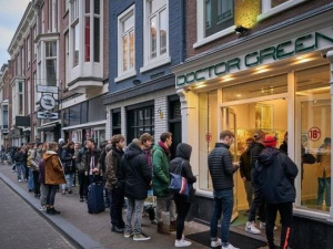 Успеть до начала карантина: нидерландцы массово закупаются марихуаной (ФОТО)