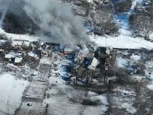 Російські повстанці підірвали склад боєприпасів під Бахмутом