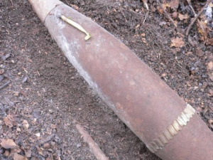 В Мариуполе нашли очередной снаряд
