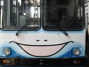 В Мариуполе появится улыбающийся троллейбус