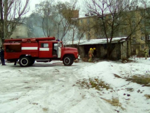 В Приморском районе сгорел сарай бездомного (ФОТОФАКТ)