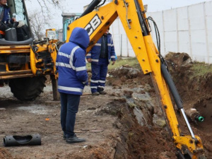 «Мариупольводоканал» демонтировал аварийный участок трубопровода