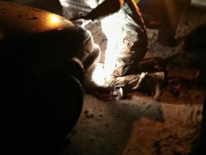 Гололед приводит к неприятностям на дорогах Мариуполя(ФОТО)