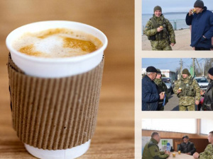 Мариупольские пограничники предлагают пообщаться за чашечкой кофе (ФОТО)