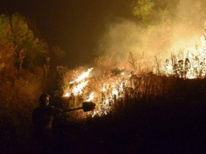 Донбасс в огне: сгорело 250 домов, эвакуировано порядка 1000 человек, закрыт КПВВ