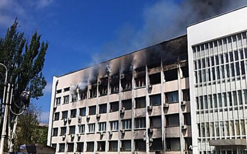 В Мариуполе начнётся «реанимация» сгоревшего здания горсовета