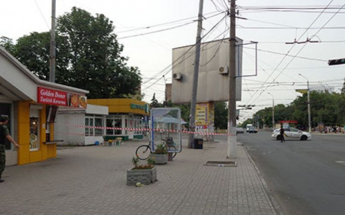 В центре Мариуполя проведена спецоперация полиции (ФОТО)