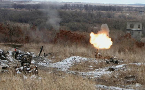 Штаб АТО: Формирования «ДНР» обстреляли из минометов свои позиции под Мариуполем