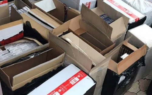 Вблизи Мариуполя у женщин изъяли контрафакт на 1,6 миллион гривен