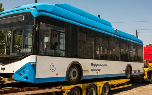 В Мариуполь прибыла партия новых троллейбусов