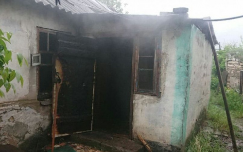 В Мариупольском районе при пожаре погиб пенсионер