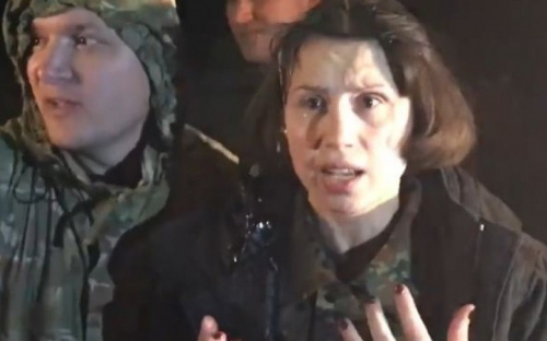 Блокировщики отомстили Черновол: в лицо нардепа полетели яйца (ВИДЕО)