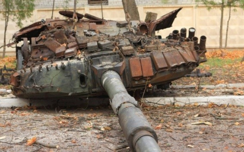ЗСУ знищили танк Т-72 росіян на Бахмутському напрямку