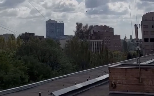 В Донецьку обстріляли будівлю ФСБ «ДНР»
