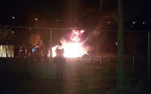 В Мариуполе сожгли 37 свиней, заражённых африканской чумой (ФОТО)