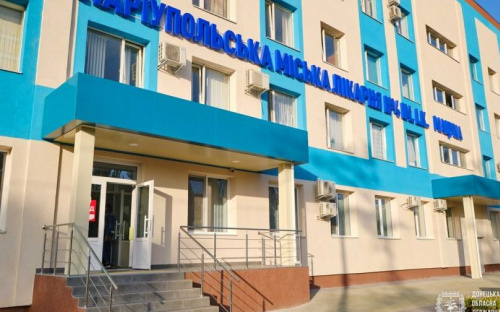 В новогодний вечер в Мариуполе вспыхнул пожар в больнице