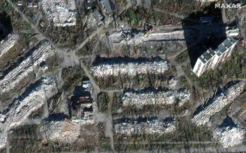 Захисник Маріуполя Дмитро Козацький (Орест), показав світлину зі знищеного окупантами міста