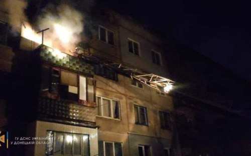 На Донетчине из-за пожара погибли двое мужчин