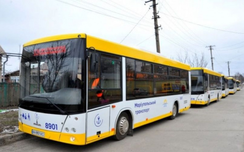 В Мариуполе стреляли в пассажирский автобус