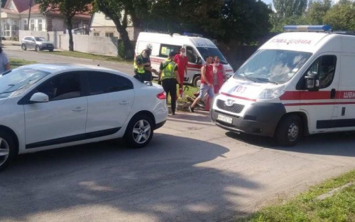 В Мариуполе велосипедист «влетел» в легковушку