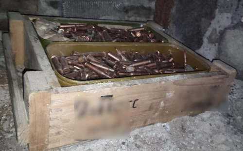 Служебный пес нашел боеприпасы в заброшке на Донетчине