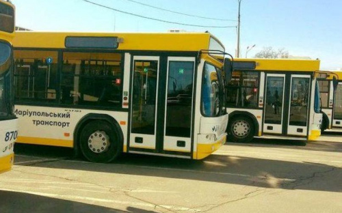 В Мариуполе на время футбола увеличат количество транспорта