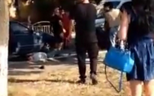 Утро в Мариуполе началось с аварии у главка полиции (ФОТО+ВИДЕО)