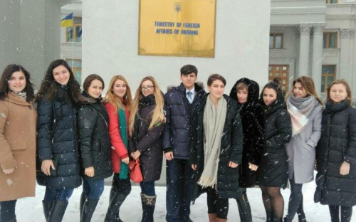 Студенты из Мариуполя практиковались в МИДе Украины (ФОТО)