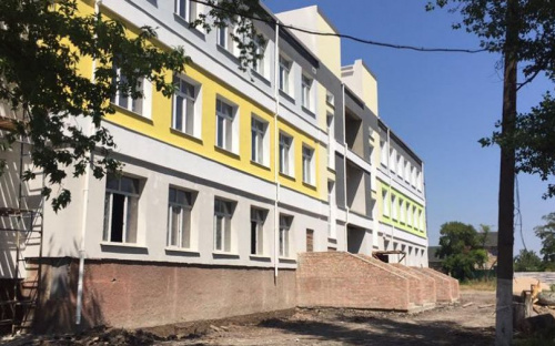 В Мариуполе при строительстве детсада используют экологические материалы (ФОТО)