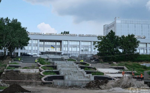 Каскадный фонтан в парке Гурова в Мариуполе станет крупнейшим в Украине