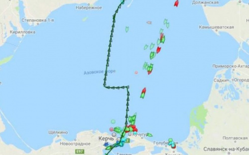 Движение судов через Керченский пролив в порты Мариуполь и Бердянск возобновлено