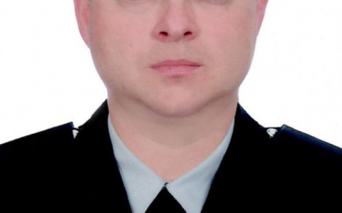 Погибшего под Мариуполем в результате подрыва полицейского похоронили в родном поселке