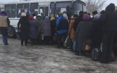 КПВВ Донбасса оказались не готовы к зиме (ФОТО)