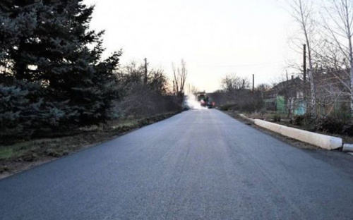 В Мариупольском районе отремонтировали участок дороги, по которой пустят автобус