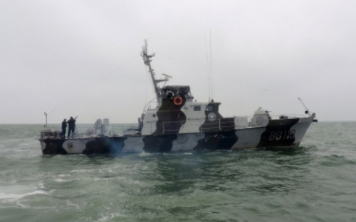 Мариупольские морские пограничники тренировались отбивать нападение диверсантов