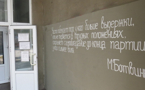 Мариупольские стены заговорили стихами и мудрыми изречениями (ФОТО)