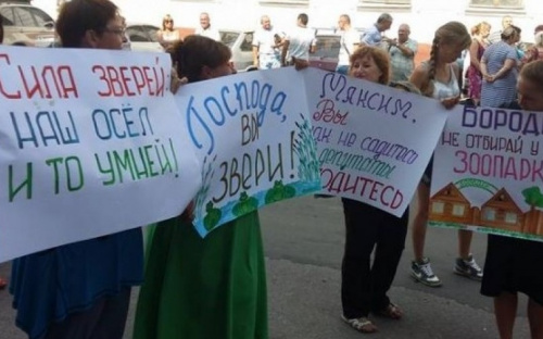 Мариупольцы с собаками, попугаями и другими животными пришли на сессию горсовета