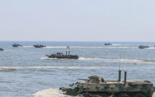 Незаконные формирования высадили десант на побережье под Мариуполем