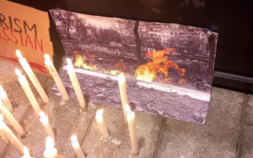 У Гданську пройшла акція пам'яті загиблих маріупольців та захисників міста