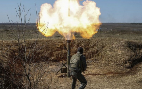 В Донецкой области минометы накрыли два поселка
