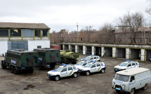 Полиция восстанавливает в Мариуполе автохозяйство