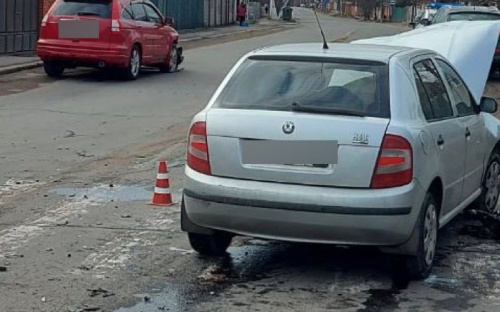 В Мариуполе не поделили дорогу «Skoda» и «Honda»