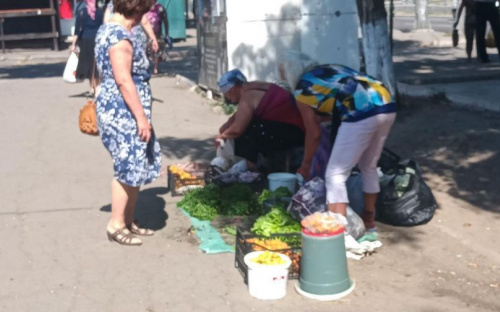 Фрукты и овощи прямо с земли: почему стихийные торговцы Мариуполя выбирают обочины улиц вместо рынков? (ФОТО+ВИДЕО)